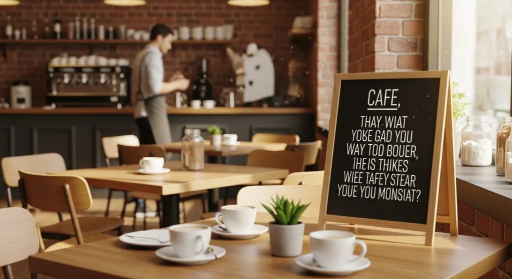 cafe jokes