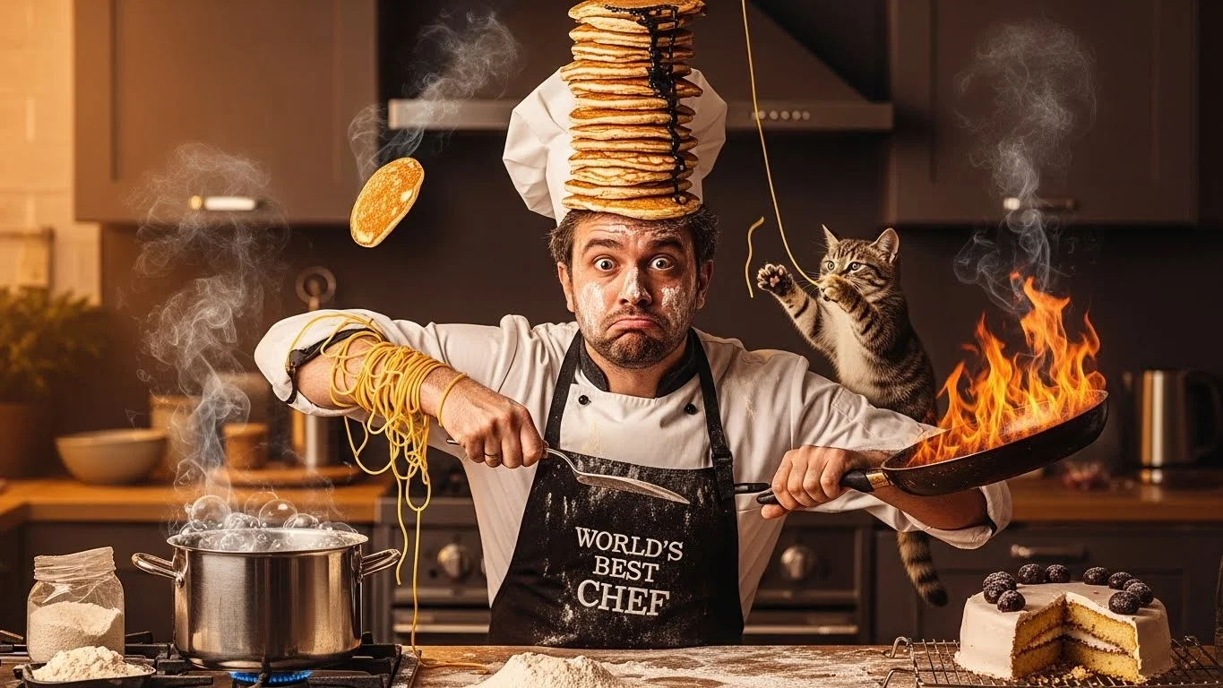 Chef & Cooking Disaster Jokes
