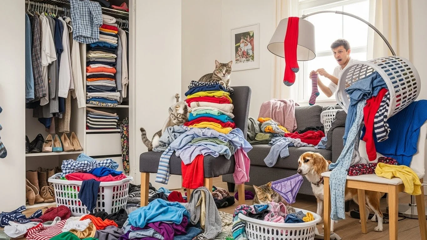 Laundry & Closet Chaos