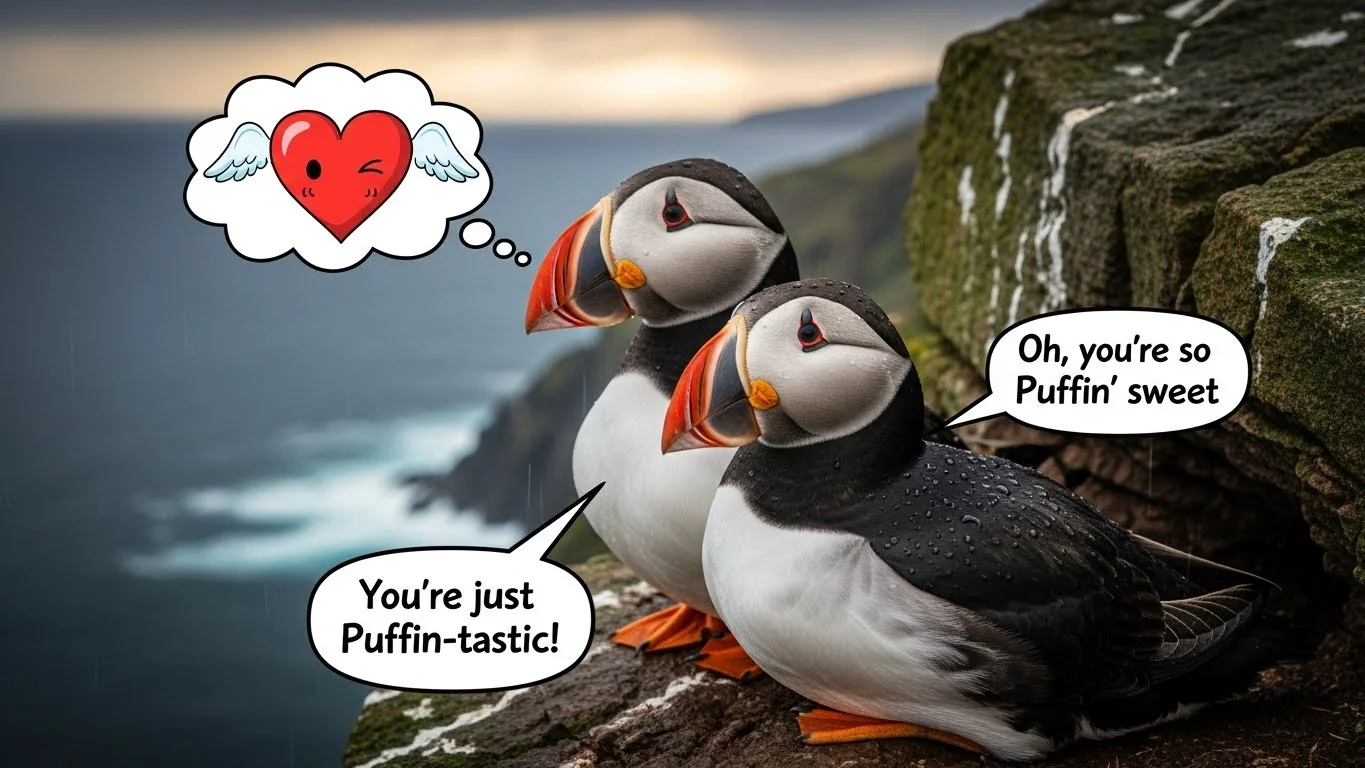 Puffin Love Puns