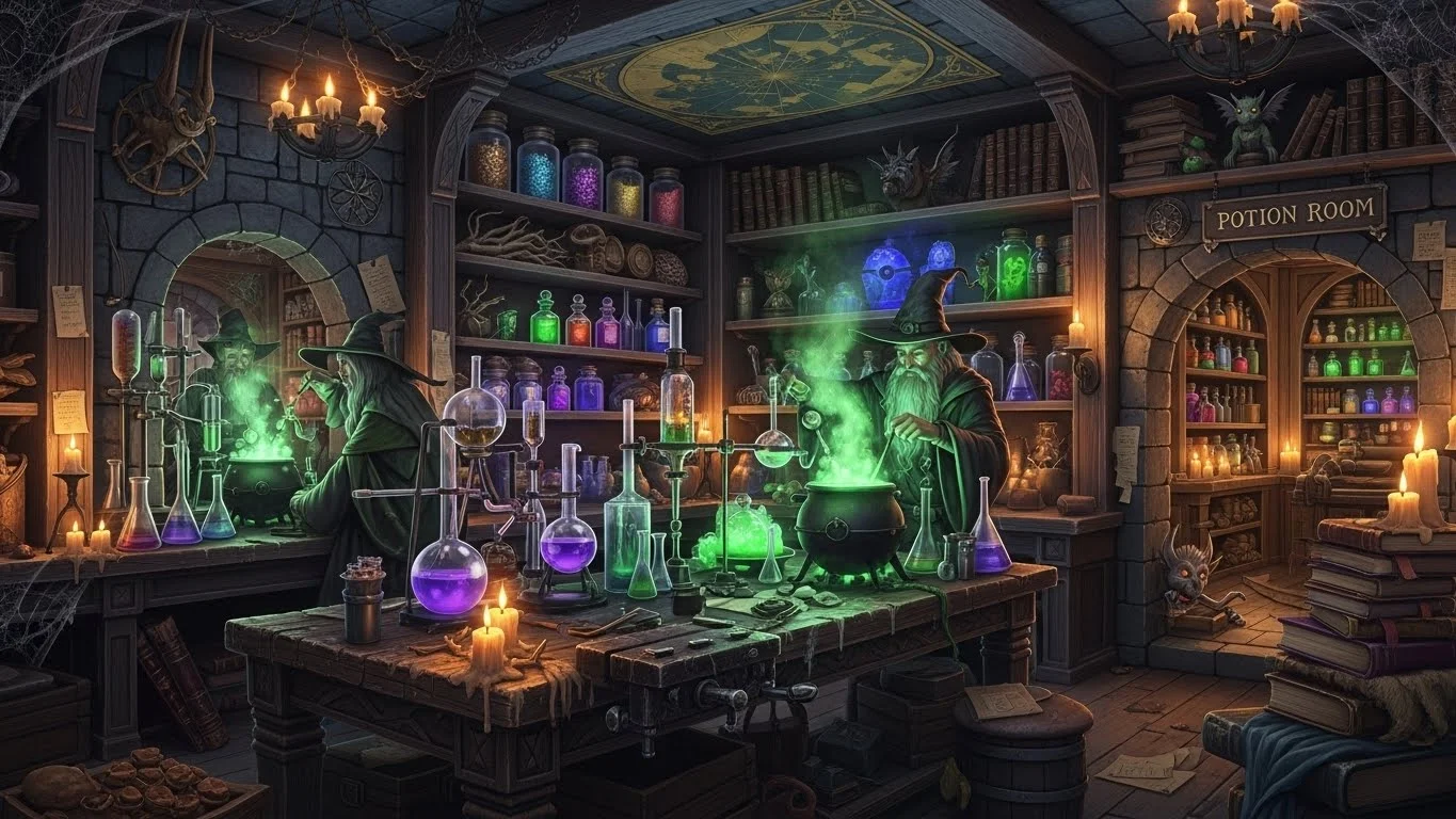 Wizard Lab & Potion Room