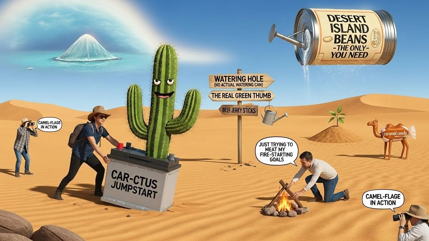 Desert Survival Puns