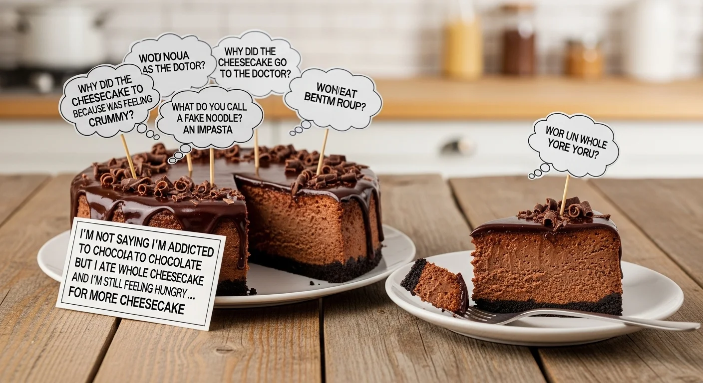 Double Chocolate Cheesecake Jokes