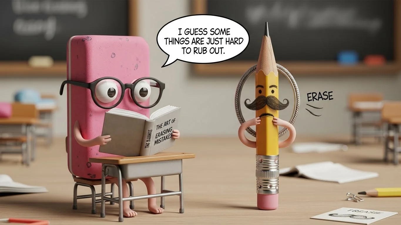 Eraser & Pencil Puns