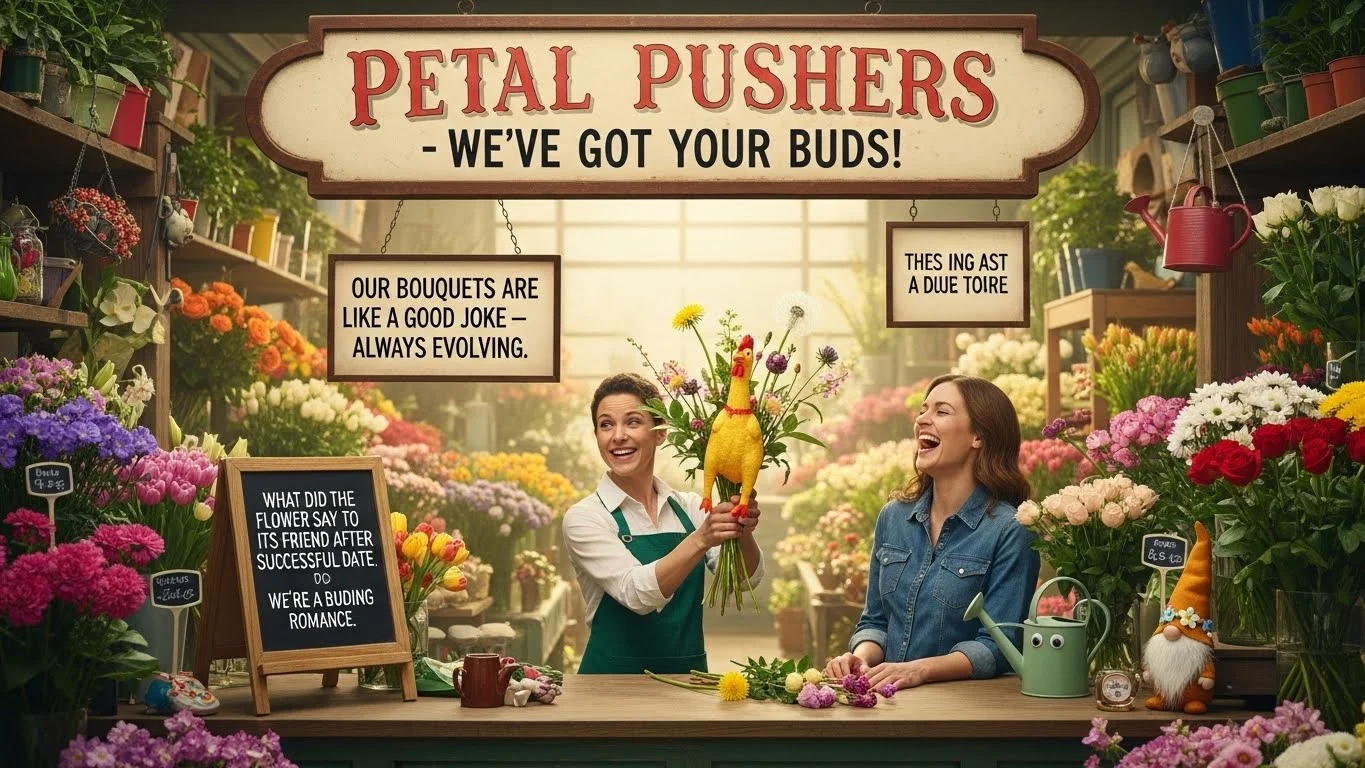 Flower Shop & Bouquet Jokes 