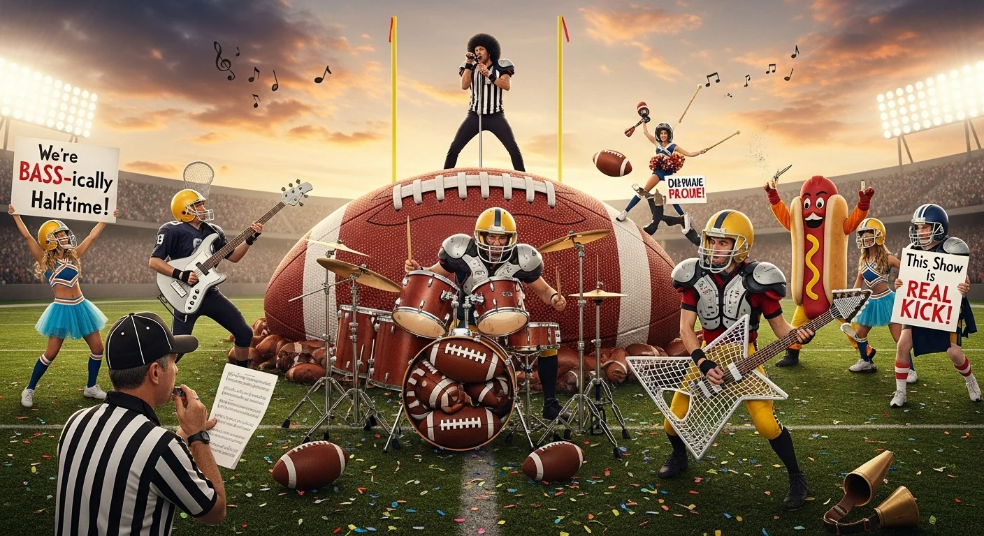 Halftime Show Puns Music & Madness
