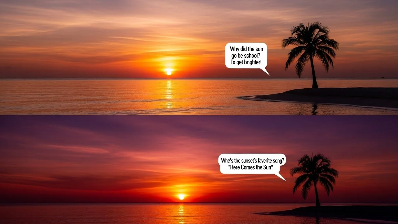Sunrise & Sunset Island Jokes