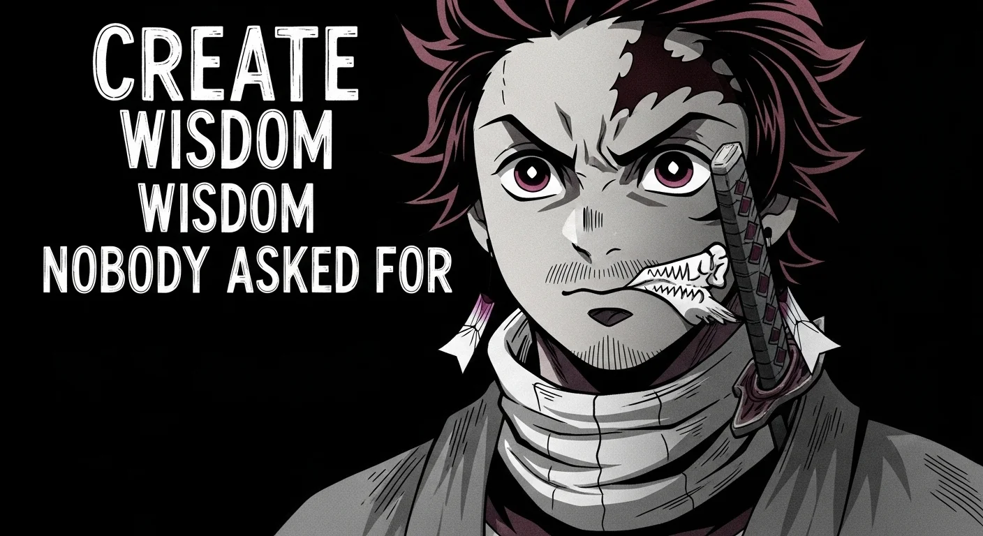 Demon Slayer Wisdom Nobody Asked For 