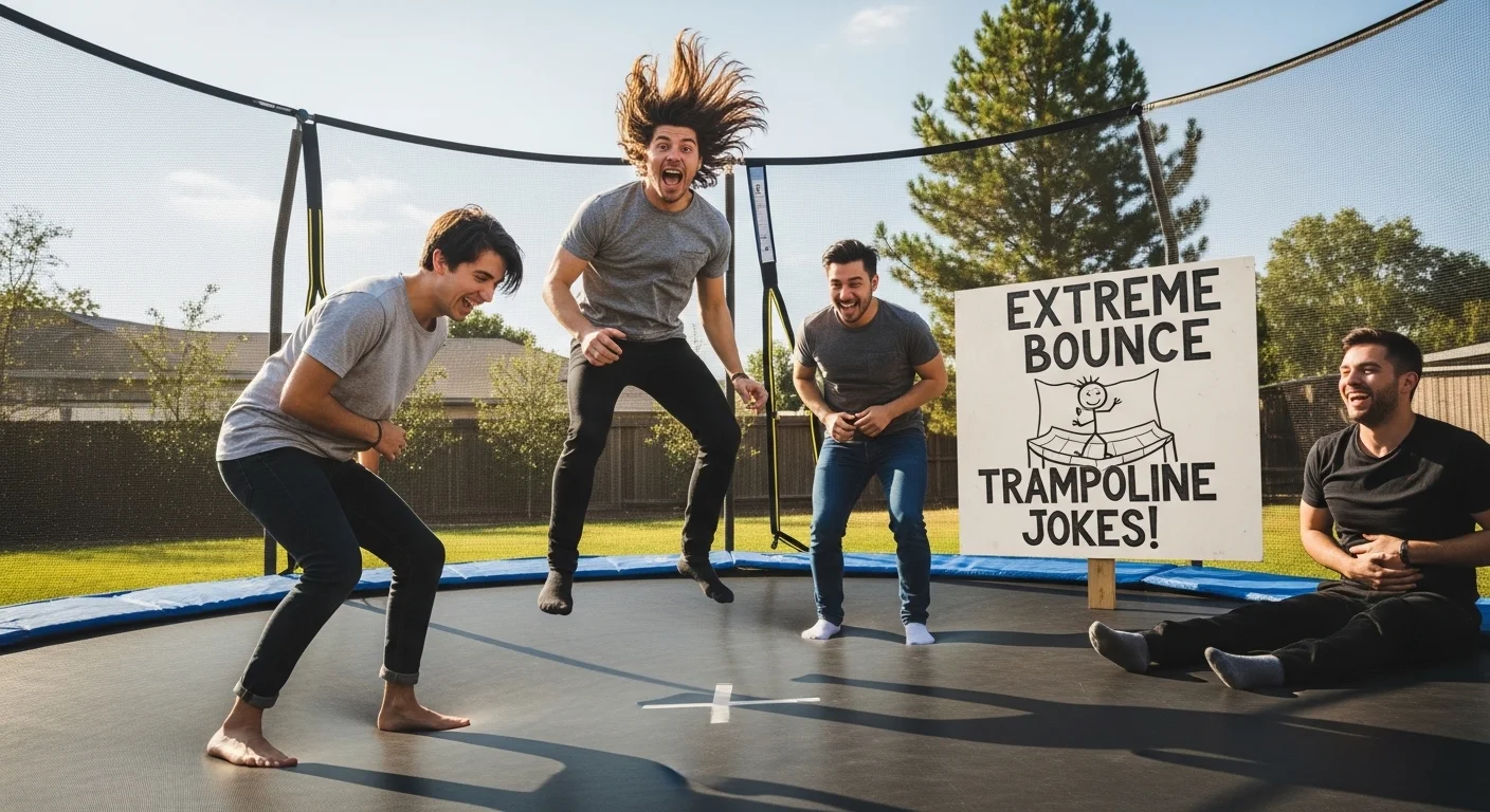 Extreme Bounce Trampoline Jokes