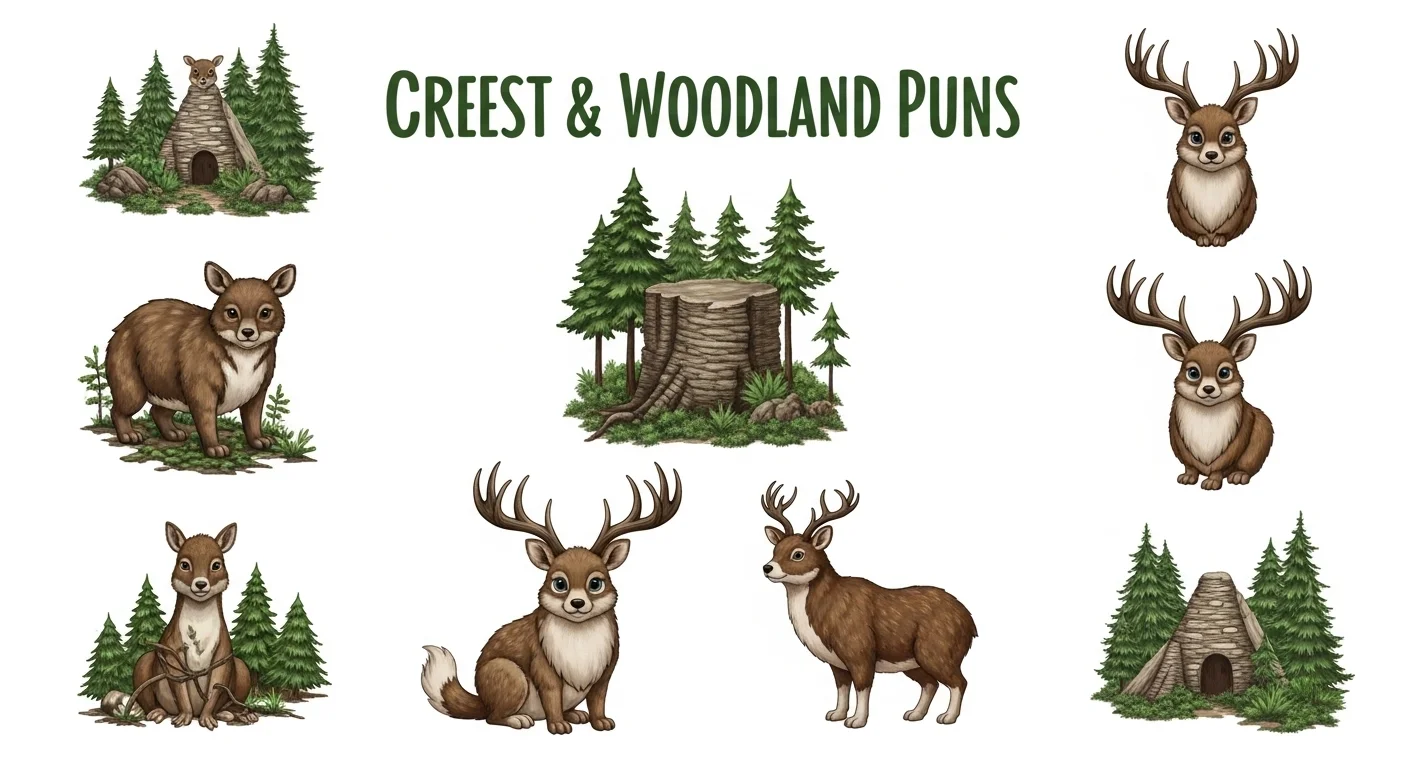 Forest & Woodland Puns