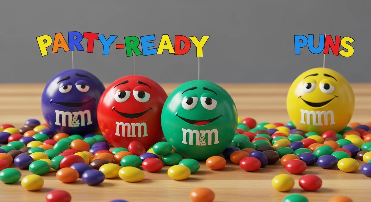 Party-Ready M and M Puns