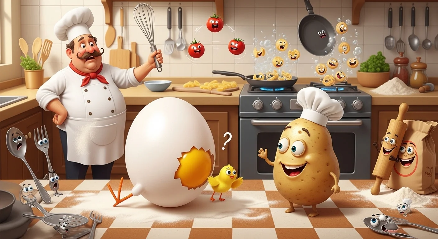 Silly Kitchen Riddle Cook Jokes