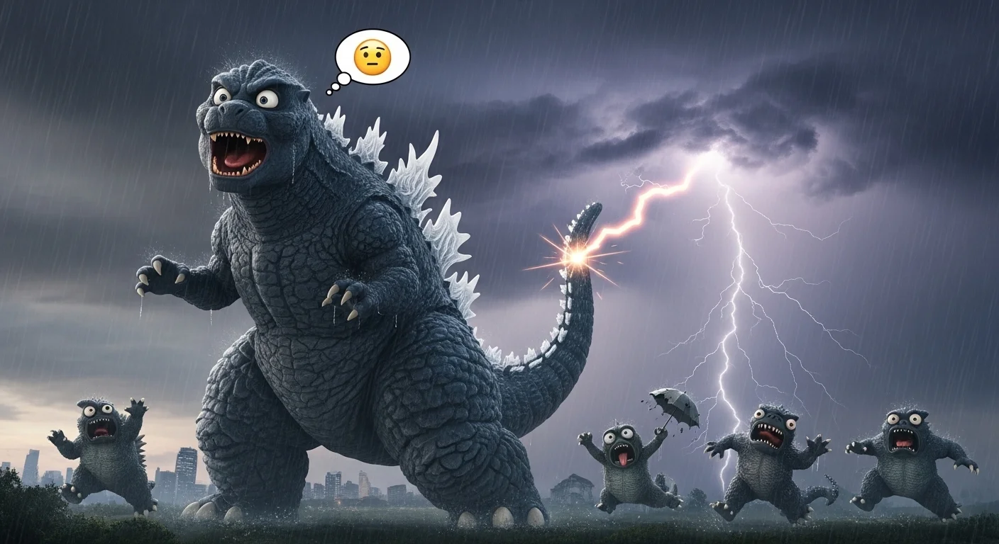 Godzilla Lightning & Storm Jokes