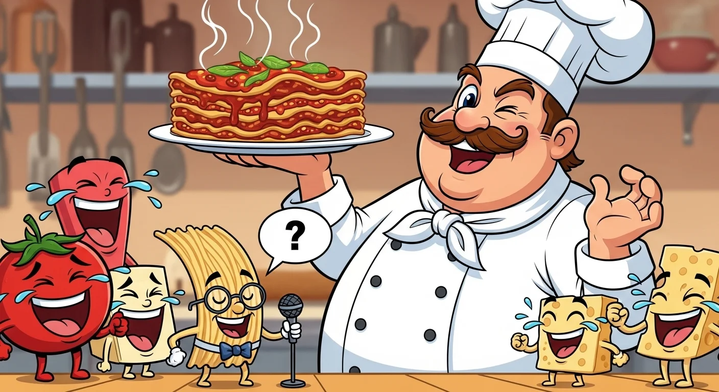 Lasagna jokes one-liners