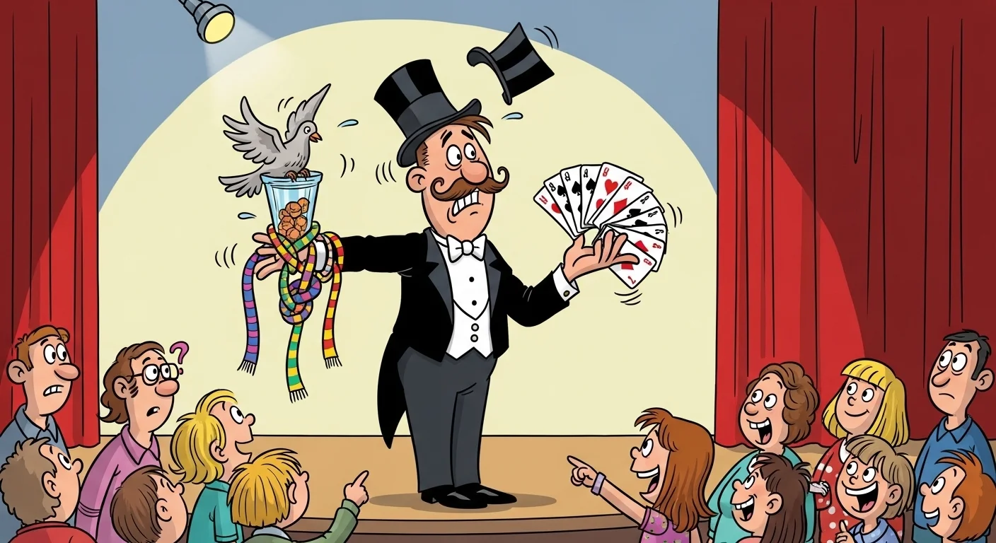 Magician jokes one liners