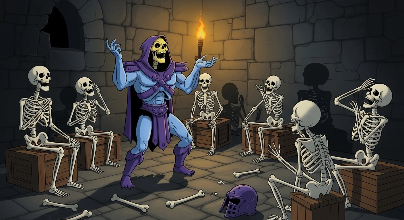 Skeletor jokes on you