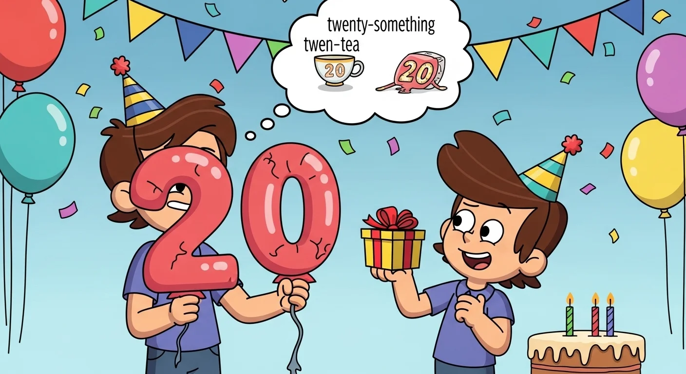 20th birthday puns for myself