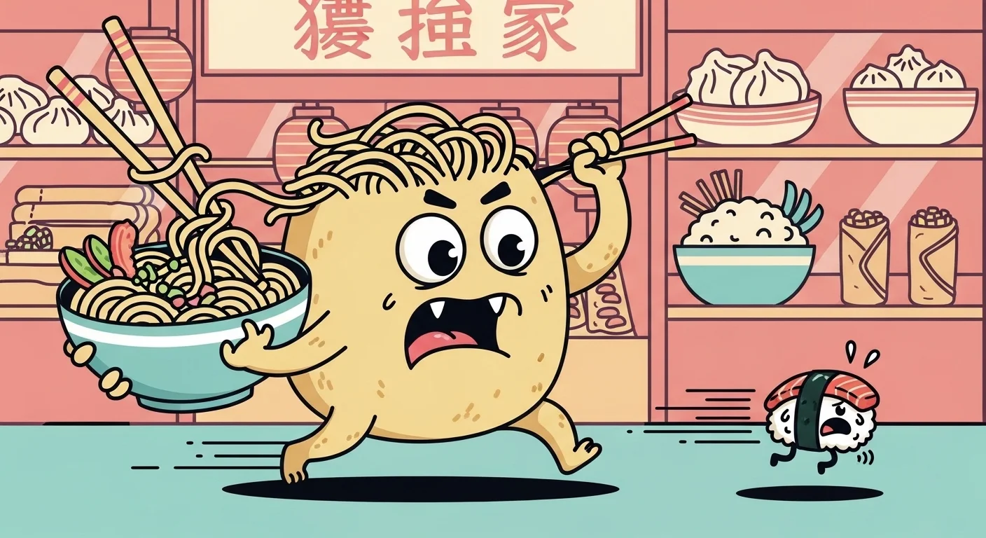 Asian Food & Noodle Jokes
