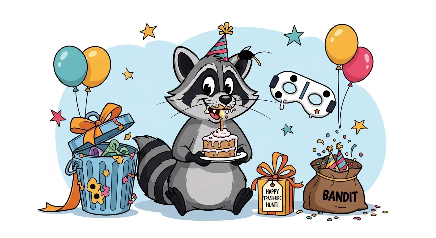 Birthday raccoon puns