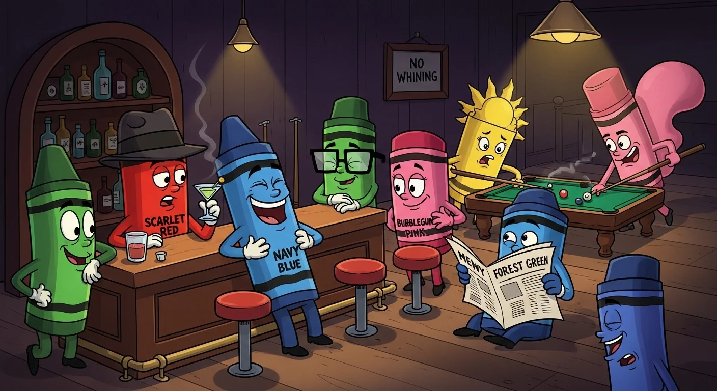 Crayon jokes for adults