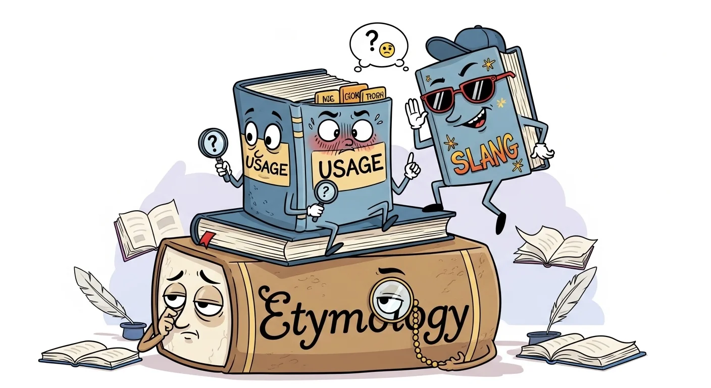 English dictionary jokes