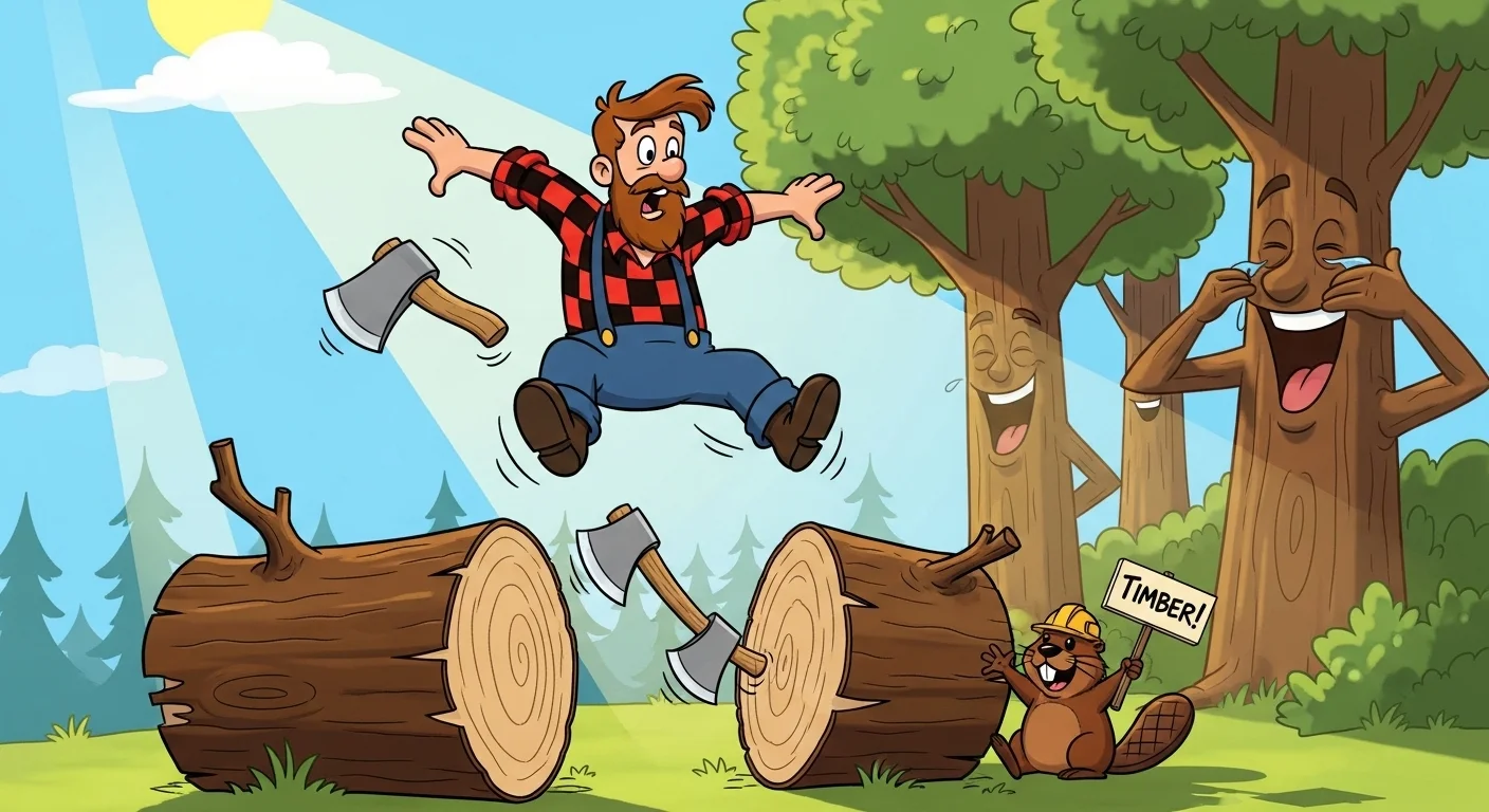 Lumberjack jokes one liners