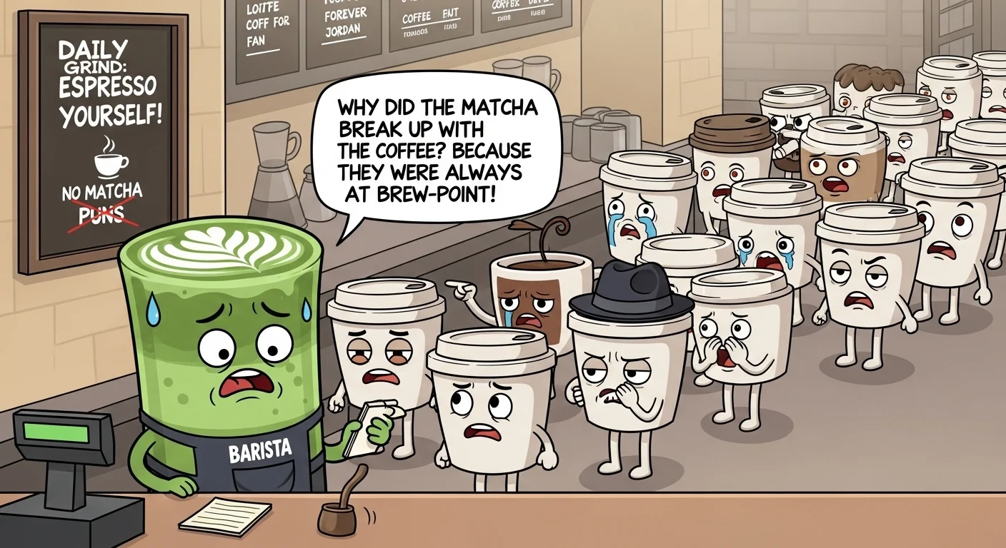 Matcha jokes (Reddit style)