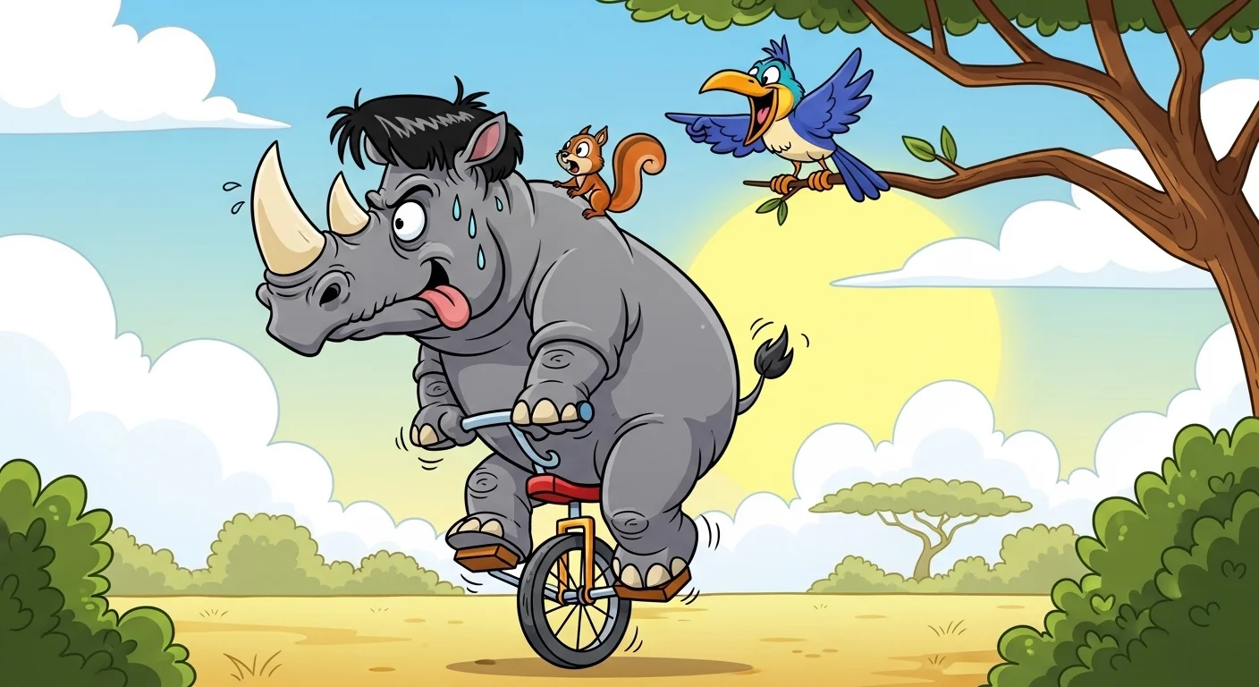 Rhinoceros jokes in english