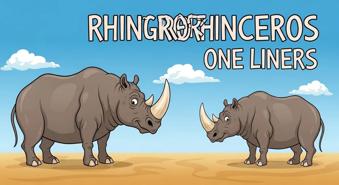 Rhinoceros jokes one liners