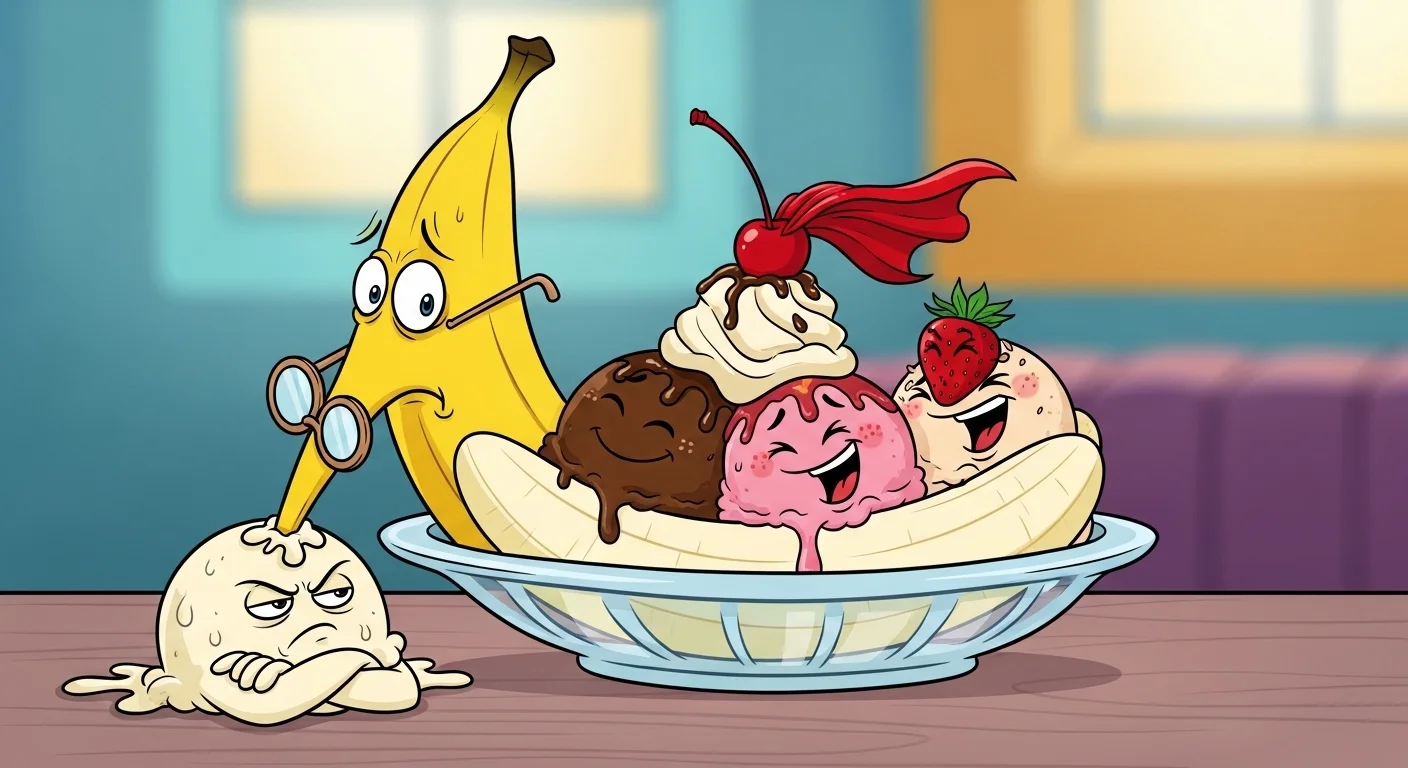 Short banana split puns