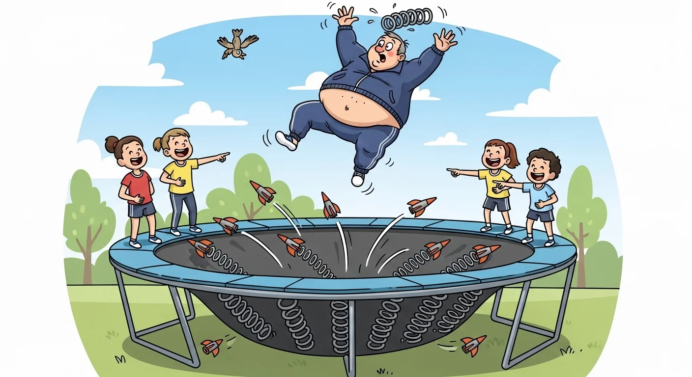 Trampoline jokes one liners