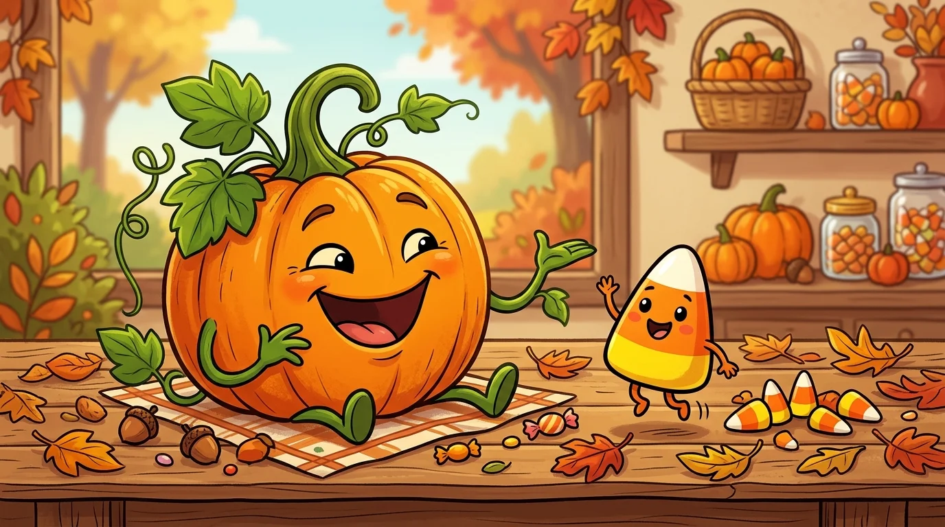 Pumpkin & Candy Corn Puns