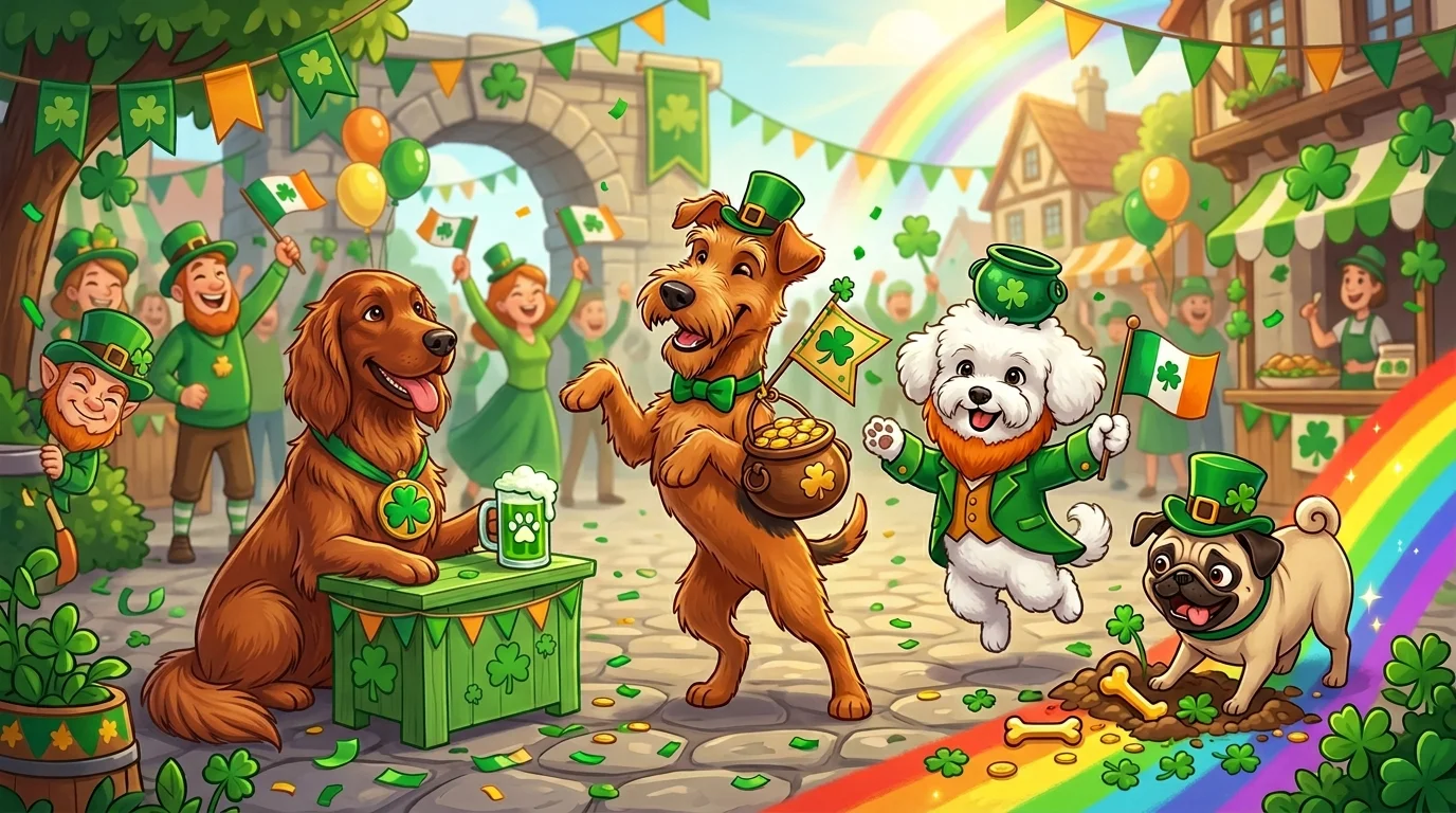 St Patricks Day dog puns one liners