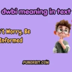 dwbi meaning in text