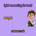 ight meaning in text