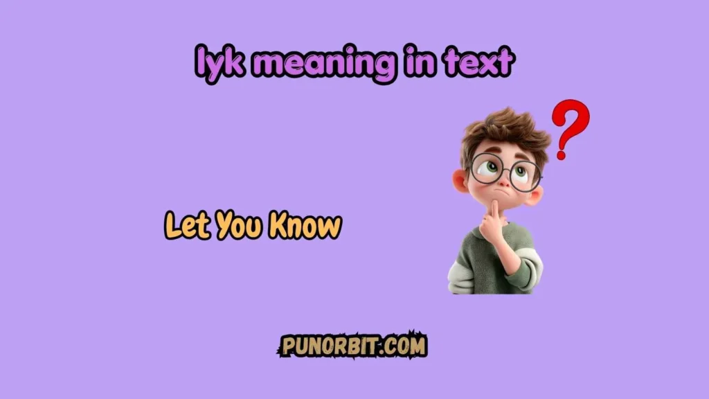 lyk meaning in text