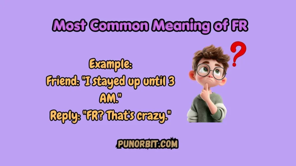 Most Common Meaning of FR