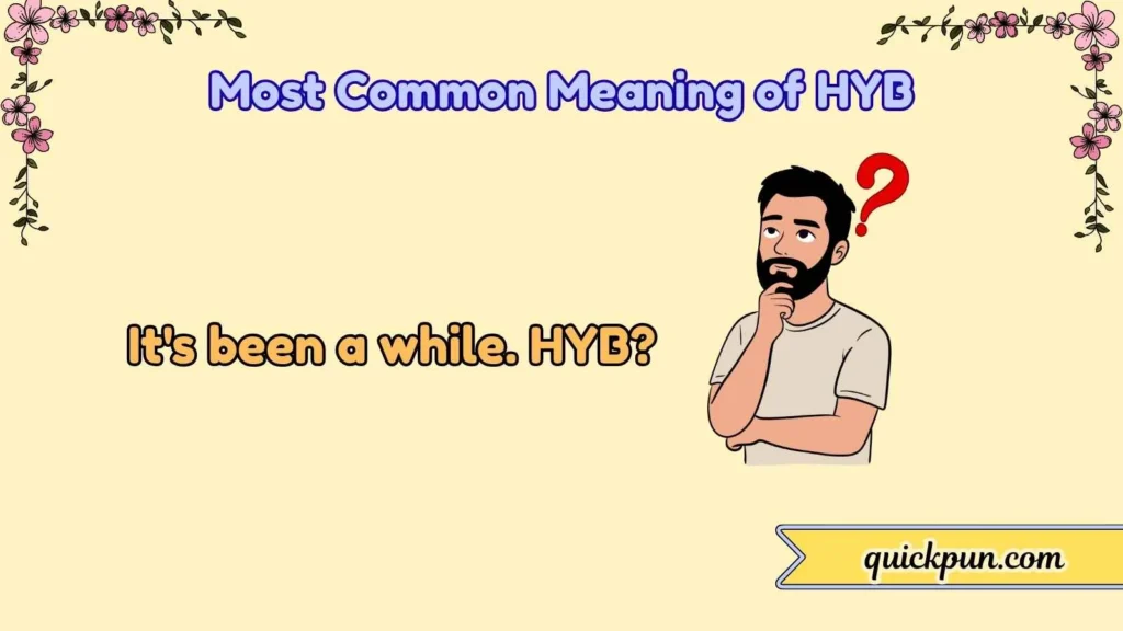 Most Common Meaning of HYB