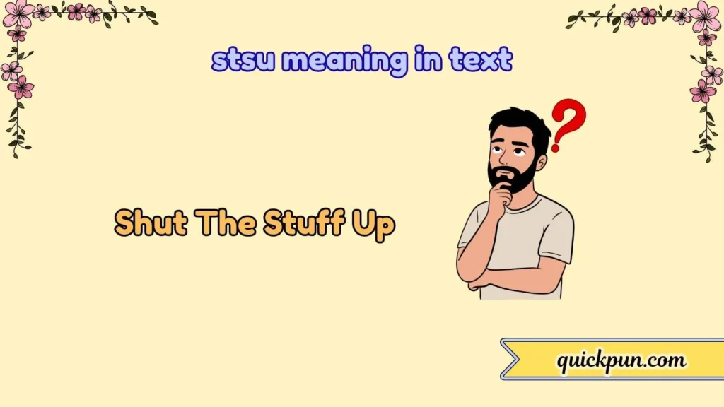 stsu meaning in text