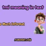 tmi meaning in text