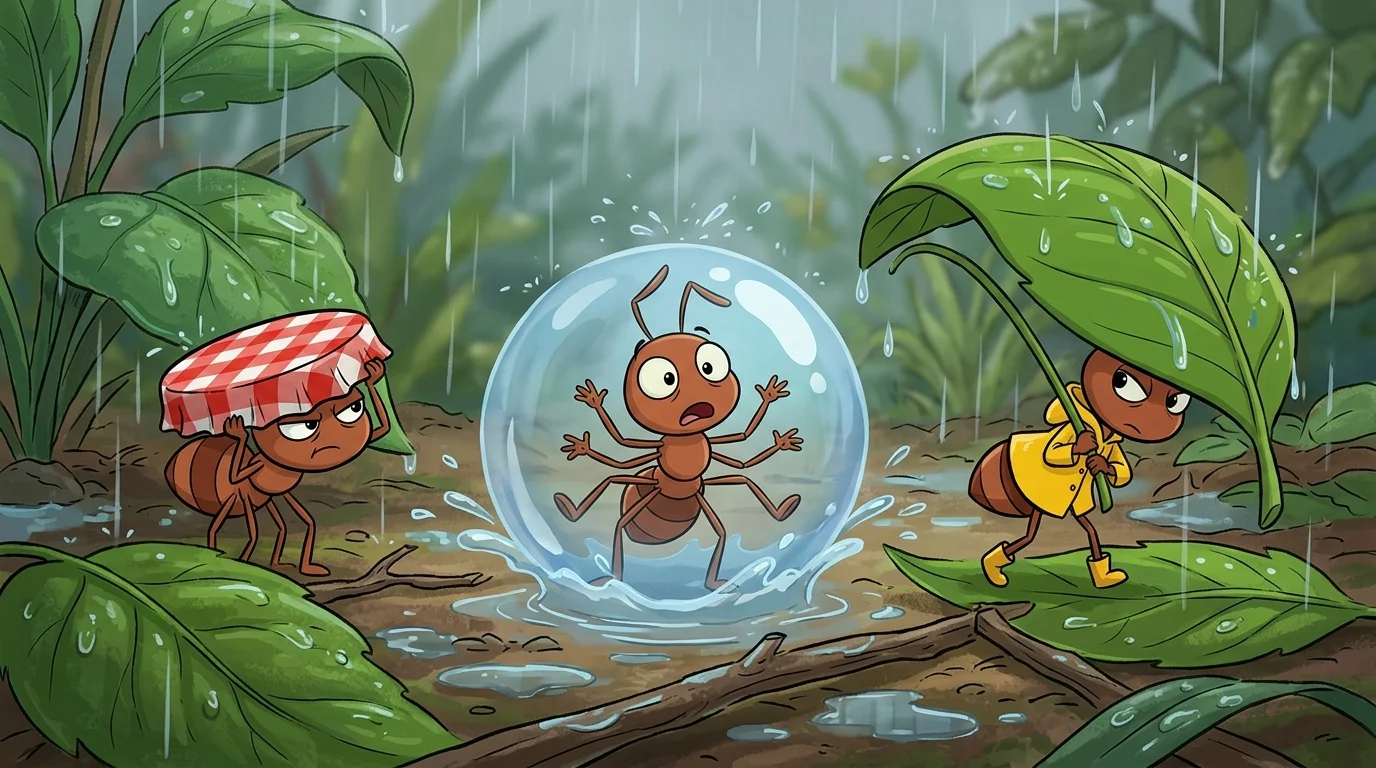 Rainy Day Ant Jokes
