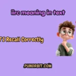 iirc meaning in text
