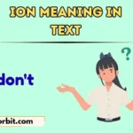 Ion Meaning in Text