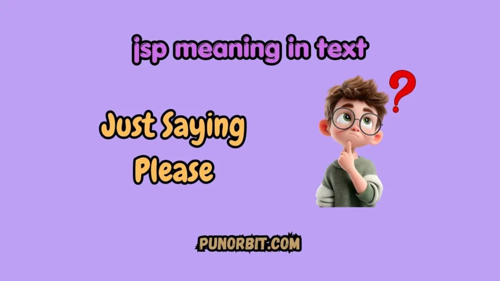jsp meaning in text
