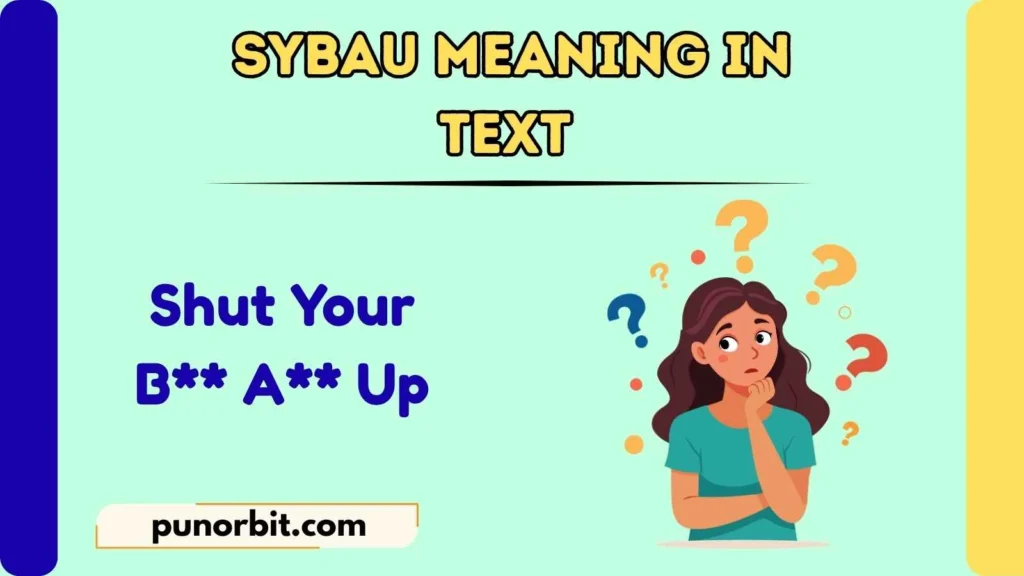 SYBAU Meaning in Text