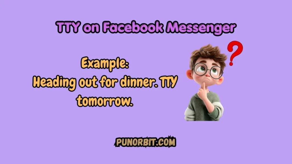 TTY on Facebook Messenger