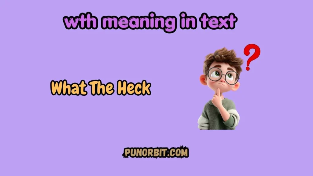 wth meaning in text