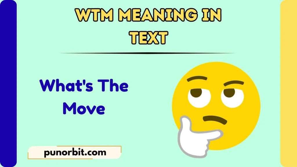 WTM Meaning in Text